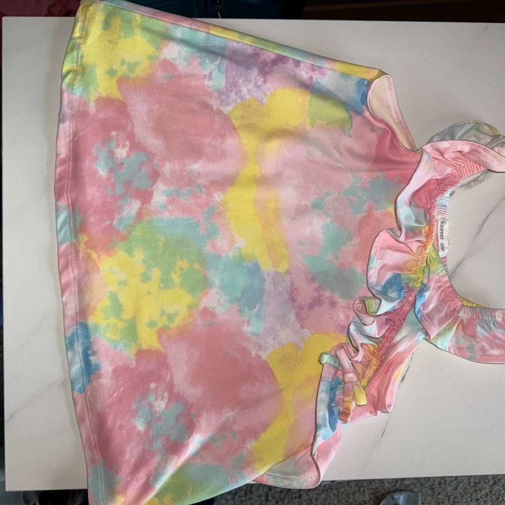 Colorful Tie-Dye Kids Tank Top Size 4T
